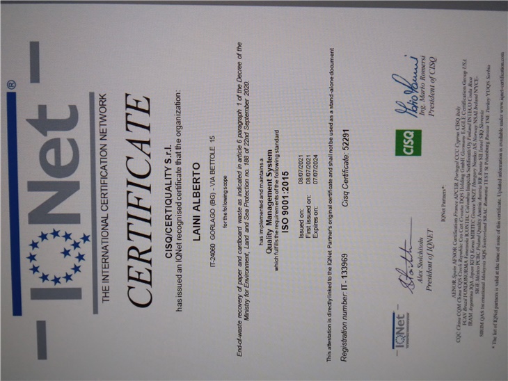 Leggi news | Certificazione UNI EN ISO 9001:2015